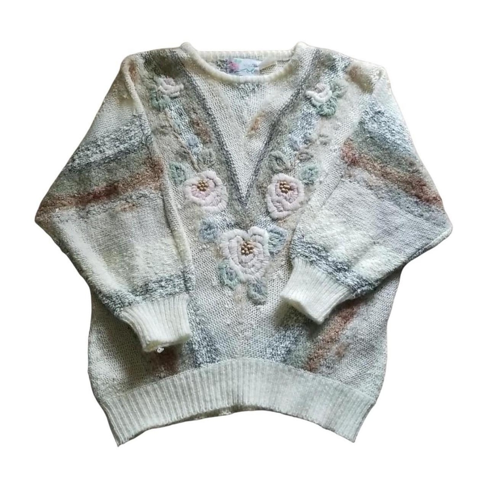 Vintage Maggie Floral Sweater